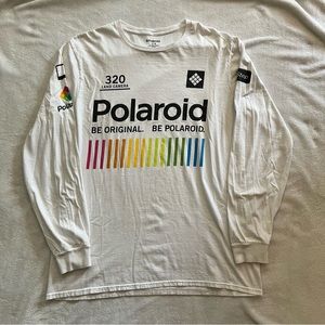 Polaroid - Long sleeve - White - Size Large